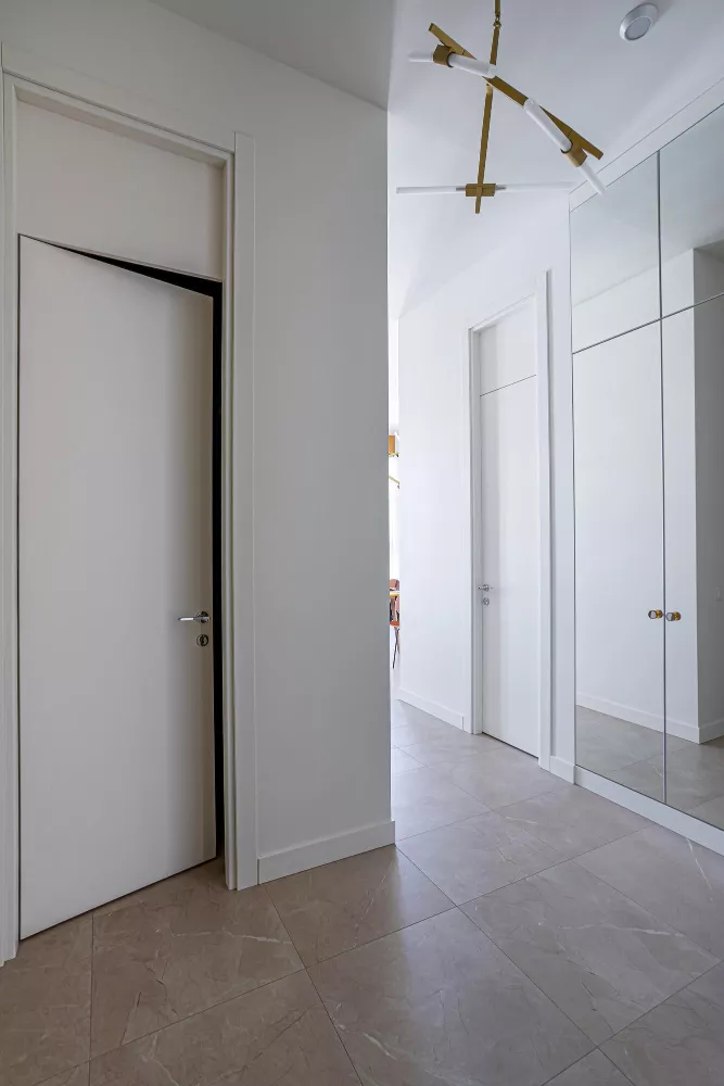 Puertas lacadas en blanco